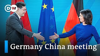 Germany and China Foreign Ministers discuss Ukraine war international relations  DW News [upl. by Franchot806]