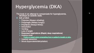 Diabetic Emergencies for the EMT Lecture [upl. by Conah]