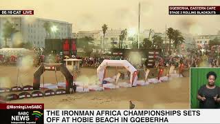 Ironman Africa Championships delayed due to bad weather [upl. by Ilenay]