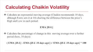 Chaikin Volatility Indicator [upl. by Mahon]