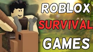 Top 10 BEST Roblox Survival Games 2024 [upl. by Ettedranreb564]