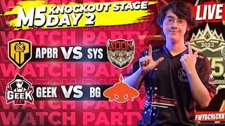 MARKY JG GEEK VS BG  M5 PLAYOFFS DAY 2 WATCHPARTY W ZANE  129 [upl. by Egiap]