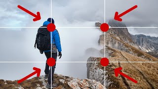 5 reglas de COMPOSICIÓN FOTOGRÁFICA APRENDE con ejemplos 📸 [upl. by Nirtak]