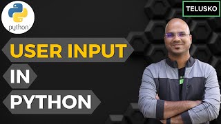 18 Python Tutorial for Beginners  User input in Python  Command Line Input [upl. by Asilegna]