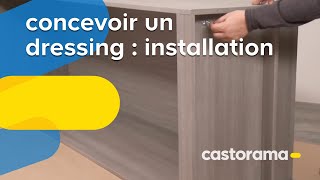 Concevoir un dressing  installation Castorama [upl. by Wanonah473]