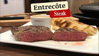 Perfektes Steak Ribeye im Tefal OptiGrill mit Pfannenbrot [upl. by Wharton]