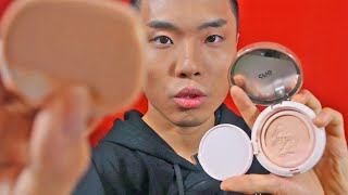 Powder Puffs Only Realistic ASMR 퍼프소리No Talking Korean Makeup Roleplay No Talking [upl. by Nameloc]