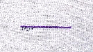 How to do a Split Stitch [upl. by Jemmy]