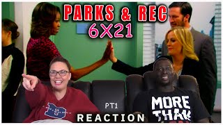 Parks and Recreation 6x21 Moving Up Part 1 Reaction FULL Reactions on Patreon [upl. by Gnirol473]