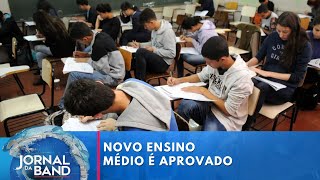 Entenda as principais mudanças do Novo Ensino Médio  Jornal da Band [upl. by Lleinnad]