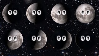 Phases of the Moon from the Southern Hemisphere  The Kids Picture Show Fun amp Educational [upl. by Adroj]