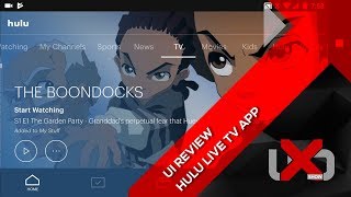 UI Review HULU Live TV App [upl. by Odnalref]