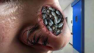 ASMR Animation Dont Lose Hopes  ASMR Deep Cleaning Naak Treatment  ASMR Bulk Larva [upl. by Ecnerewal]