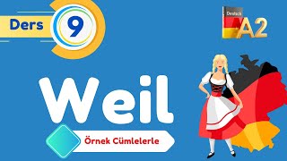 ONLINE ALMANCAYI BÖYLE ÖĞRENIN Weil bağlaçAlmanca öğrenmek  Deutsch [upl. by Durward361]