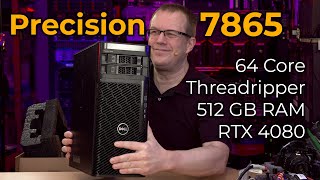 Shoving an RTX 4080 into a Dell Precision T7865 [upl. by Alain915]