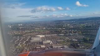 Glasgow Airport Landing Jet2 [upl. by Hook]