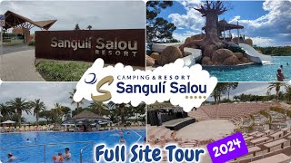 Sanguli Salou Camping amp Resort full walking through tour  May 2024  ALL poolsvenues and more [upl. by Namhar]