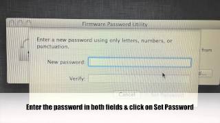 Firmware Password Utility [upl. by Nelleus]