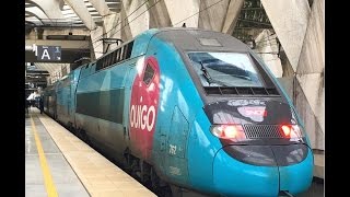 High speed Train TGV Eurostar OUIGO in France [upl. by Joash]