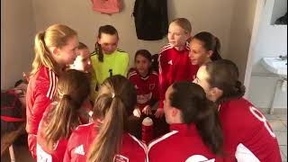 Le cri de guerre des U13 filles après leur victoire contre Plouzané [upl. by Allsun]