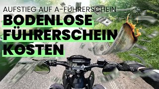 Bodenlose Führerscheinkosten  Aufstieg auf AFührerschein  Husqvarna 701 Supermoto [upl. by Eelirem]