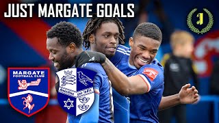 JUST THE MARGATE GOALS  Wingate amp Finchley FC H  20th April 2024 [upl. by Eslud]