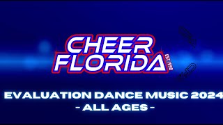 Evaluation Dance Music 2024  All Ages  CFA  Cheer Florida Allstars [upl. by Rtoip]