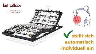 Vorteil Lattoflex 300 Individuelle Härtegradverstellung bei Rückenschmerzen  Bandscheibenvorfall [upl. by Zeb621]