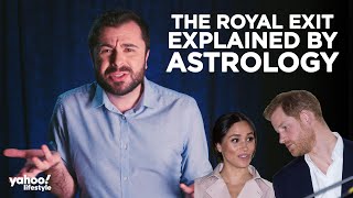 Astrology Predicted Meghan Markle amp Prince Harrys Royal Exit  Popstrology  Yahoo Lifestyle [upl. by Niarb]