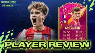 ANTOINE GRIEZMANN 96  Lohnt sich die SBC  FIFA 22 Player Review [upl. by Quartana]