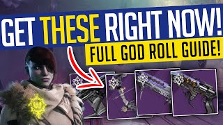 Destiny 2  GET THESE RIGHT NOW God Roll Astral Alignment Weapons  Season of the Lost [upl. by Krisha]