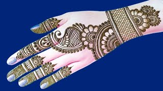 Very easy full hand mehndi design  front hand mehndi design simple  mehandi design  mehndi design [upl. by Ong434]