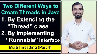 How to Create Thread using Thread class and Runnable interface in java by Deepak [upl. by Orianna]