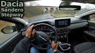 2023 Dacia Sandero Stepway TCe 110  POV test drive  new logo [upl. by Annairb]