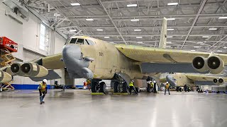 Inside US Air Force Largest Facility Restoring Broken B52 Bomber [upl. by Branham]