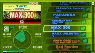 DDR EXTREME PS2 JP  FULL Song list Line Record [upl. by Blackman]