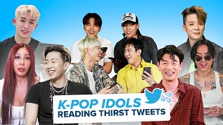 KPop Idols Reading Thirst Tweets [upl. by Wyne]