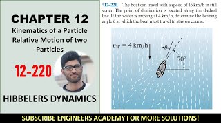 12220 Relative Motion of Two Particles  Dynamics Hibbeler 14th edition  Engineers Academy [upl. by Kissiah]