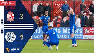 Emirates FA Cup Highlights Alfreton Town 31 Macclesfield FC [upl. by Leinaj]