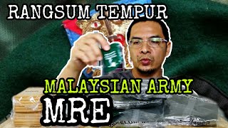 RANGSUM TEMPUR RTBK MEALS READY to EAT MRE MALAYSIAN ARMY Malaysia Mukbang NaissGaiss [upl. by Emerson943]