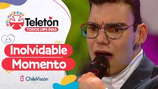 ¡INOLVIDABLE Adrian Vega reaparece en Teletón con su nueva música a los 18 años  Teletón 2203 [upl. by Vod125]