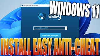 Easy Anti Cheat How To Manually Install In Windows 11 [upl. by Burhans]