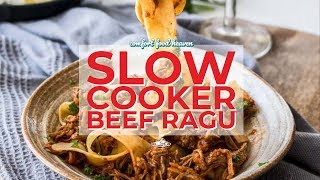 Slow Cooker Beef Ragu [upl. by Akcir17]