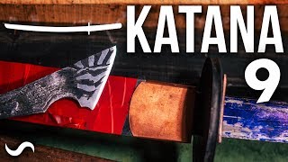 MAKING A KATANA 1 MILLION LAYERS PART 9  TSUKA [upl. by Isdnyl]