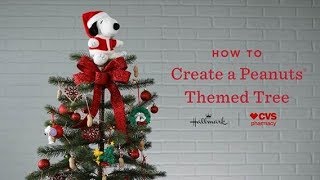 How to Create a Peanuts® Themed Christmas Tree  Hallmark Holiday Inspiration  CVS Pharmacy [upl. by Uahc]