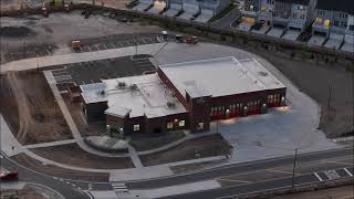 9524  Knightdale Fire  New Station 1  Drone Footage [upl. by Yvi]