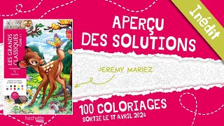 Les grands classiques tome 11  Coloriages Hachette Heroes Disney  APERCU [upl. by Adihahs]