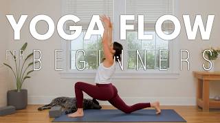 Yoga Flow For Beginners  Intro To Flow [upl. by Aicirtak]