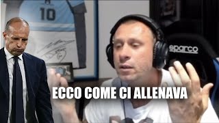 Cassano racconta gli ALLENAMENTI DI ALLEGRI [upl. by Asnarepse221]