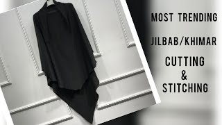 jilbab  khimar cutting amp stitching step by step  jilbab hijab tutorial [upl. by Esbenshade]